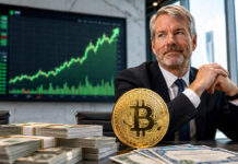 MSTR jumps after Strategy says it may sell more Bitcoin to fund dividends and buybacks Bitcoin liquidity vacuum illustration with bearish price chart and 60K breakdown theme