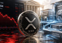 Ripple bets XRPL lending can give XRP a future beyond payments as price struggles DeFi hack concept showing a glowing red digital cyberattack symbol representing liquidity losses from protocol exploits