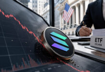 Why is Solana falling despite ETF inflows and booming activity? Bitcoin logo