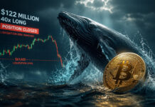 Bitcoin whale dumps $122 million 40x long right before liquidation can strike Bitcoin whale dumps $122 million 40x long right before liquidation can strike