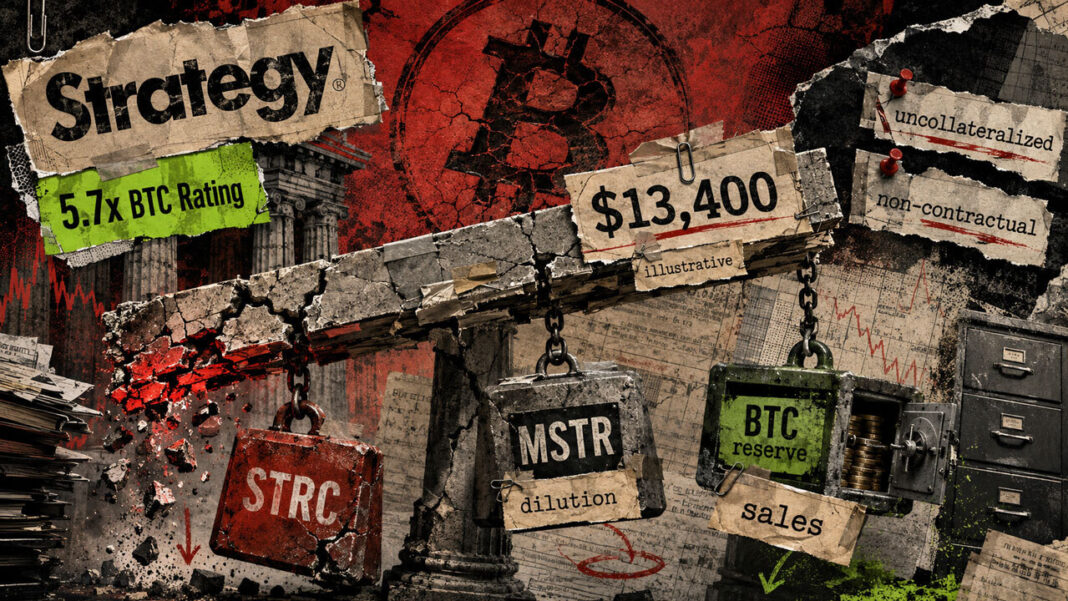 Michael Saylor’s $13,400 Bitcoin floor exposes the exact order of losses inside Strategy’s debt stack