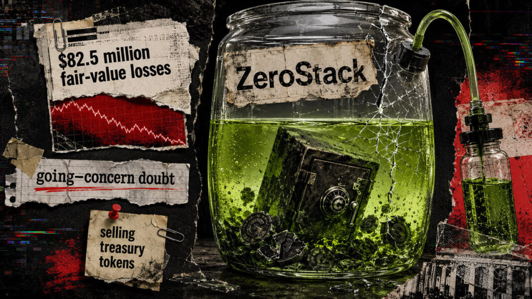 This $163M crypto stash collapsed to just $15M, forcing ZeroStack to literally stake its survival on token rewards