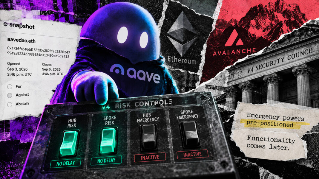 Aave crypto lending proposal would let emergency tools freeze markets – but not unfreeze them